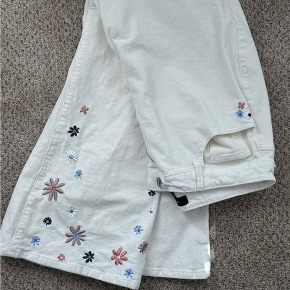 Forever 21 Cream Corduroy Pants - Picture 1 of 4